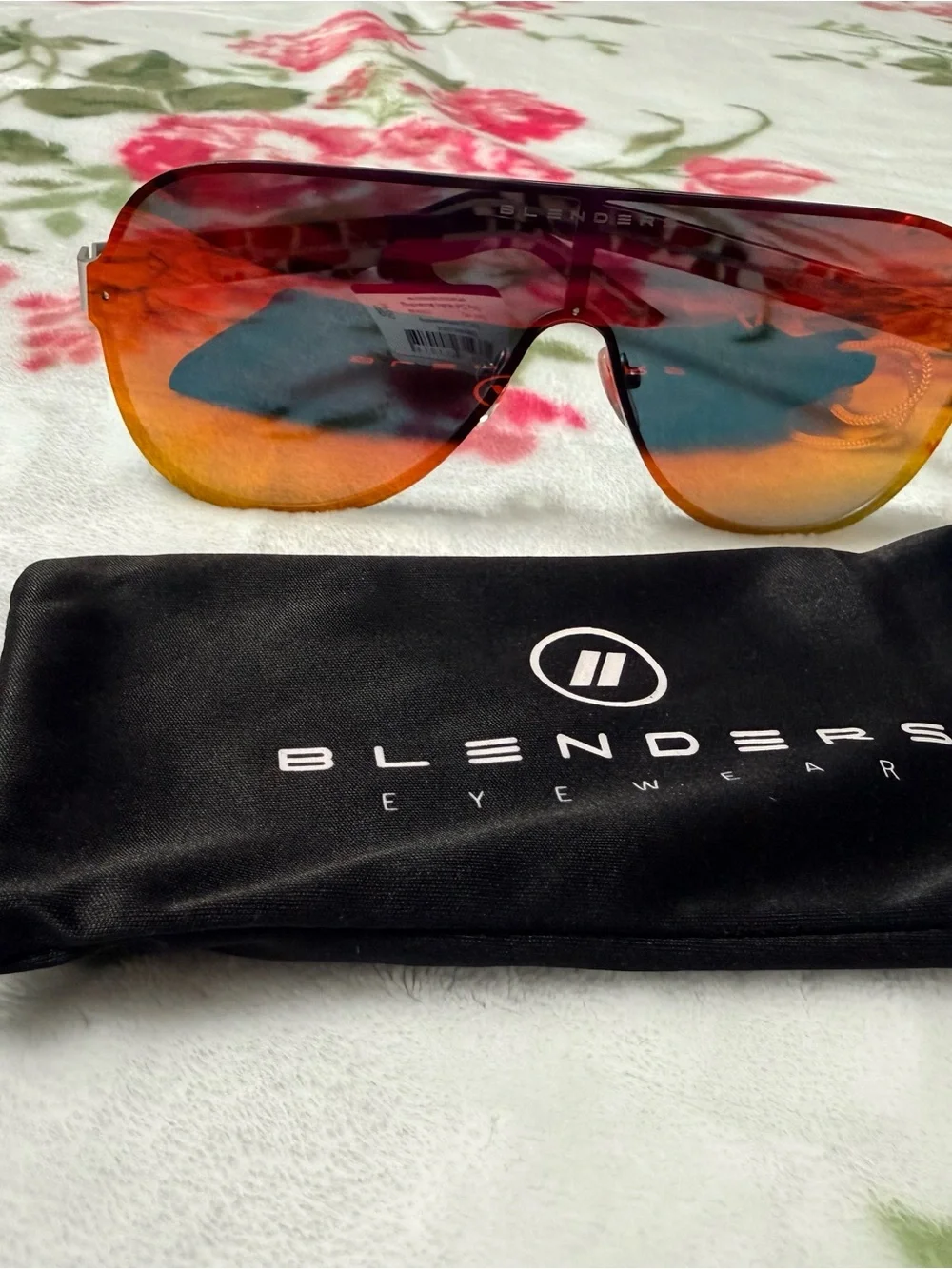 Blenders Men’s Amber-Gradient Shield Sunglasses